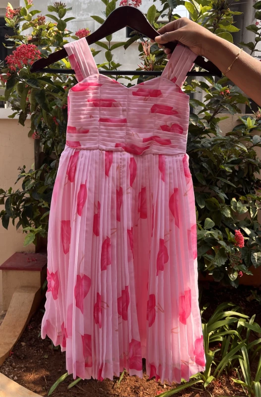 ANSF10-Soft georgette frock