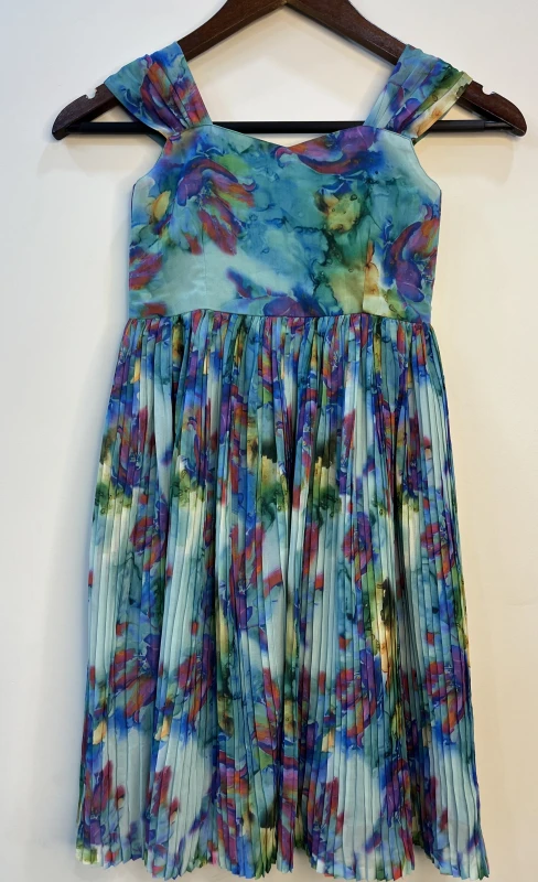 ANB8-Ruffel Georgette frock