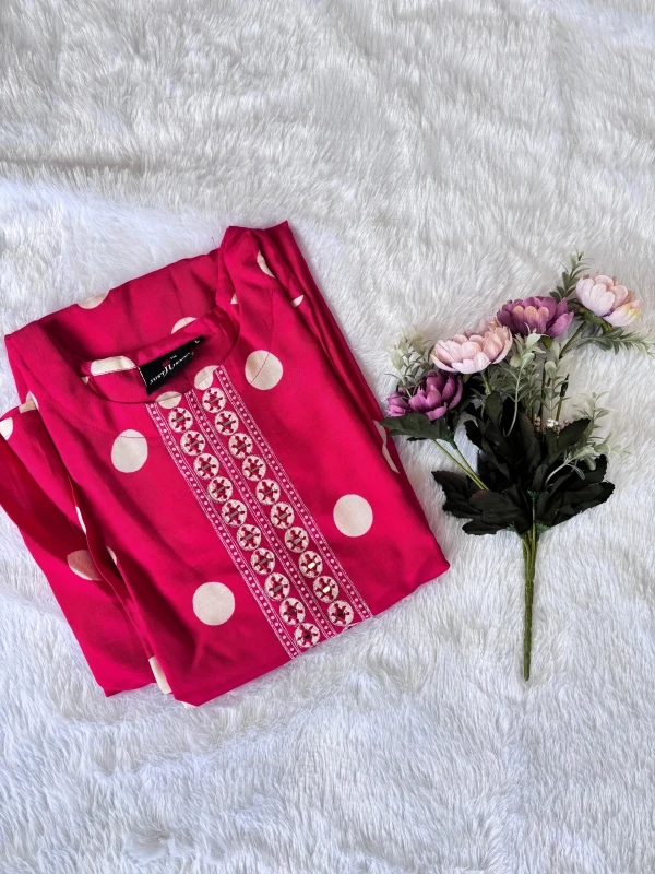 AN165- Pure Muslin top and bottom with soft georgette duppatta