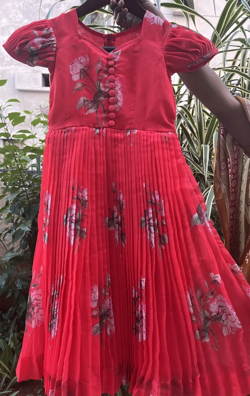 ANSF4-Mulchenderi floral design Frock