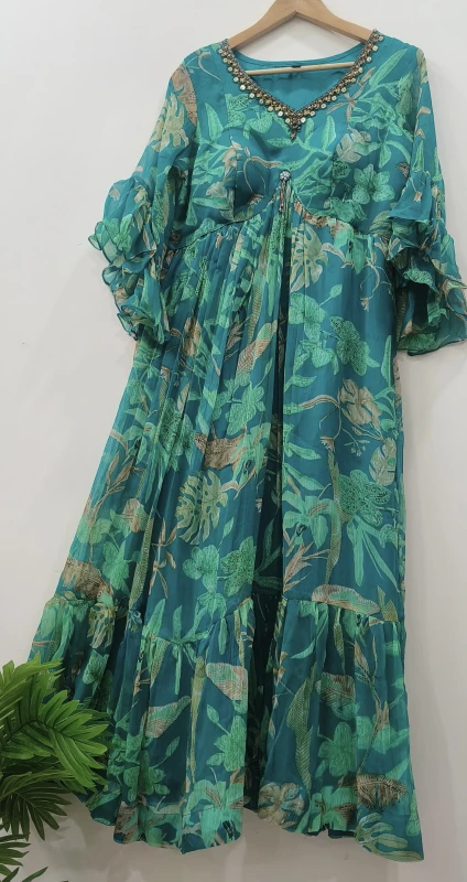 ANB17- Premium chiffon frock