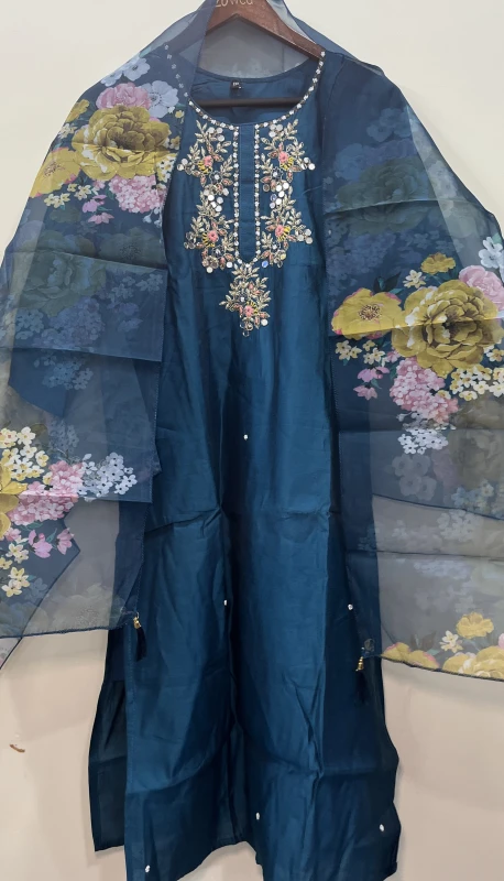 premium roman silk 3 piece set