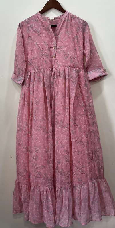 georgette long frock
