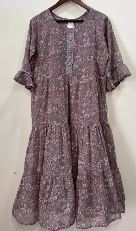 Ankle length georgette frock